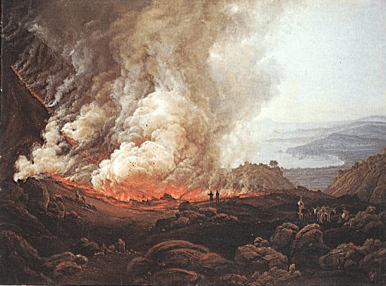 Vesuvius eruption, I.C. Dahl