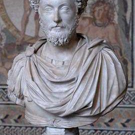 The bust of Marcus Aurelius