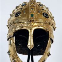 The richly decorated dorsal helmet was also found in Novi Sad (Serbia)