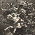 The Huns during the Battle of the Catalaunian Plains, Alphonse de Neuville