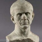 Marble bust of Caesar, dated 49 to 46 BCE