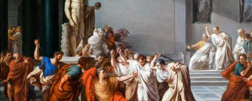 Death of Caesar, Vincenzo Camuccini