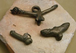 Phallus-shaped Greco-Roman amulets - the so-called fascinus