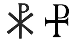 Chryzma i krzyż monogramatyczny