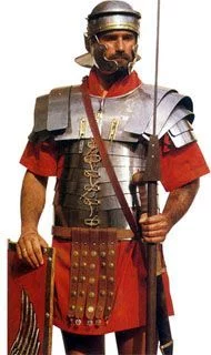 Legionnaire in the Roman army