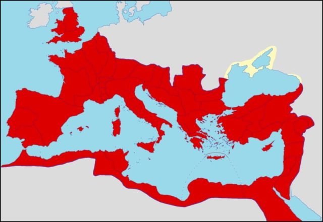 Roman Empire during the reign of Emperor Caracalla, c. 212 CE