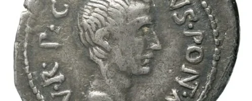 Moneta z wizerunkiem Marka Emiliusza Lepidusa