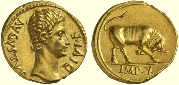 Aureus of Augustus