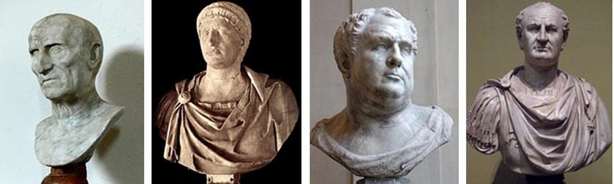 Vitellius, Otho, Vespasian, Galba