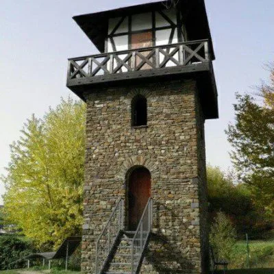 Reconstruction of the tower on Roman limes