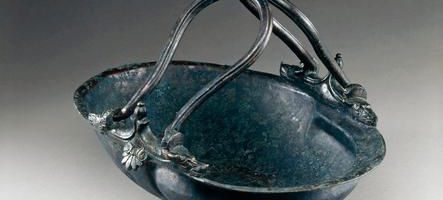 Beautiful Roman bronze basket