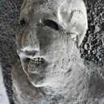 Amazing face of inhabitant of Pompeii