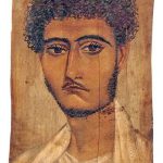 Realistyczny portret młodego Rzymianina