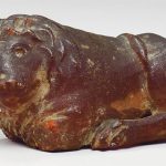 Roman small figurine depicting lion