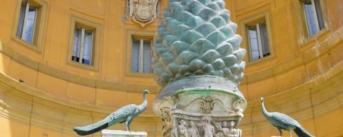 A great pine cone in Rome