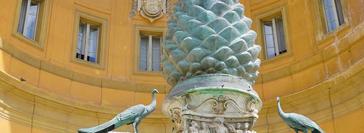 A great pine cone in Rome