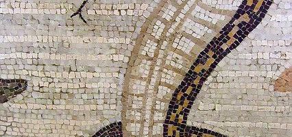 Roman mosaic shows cobra