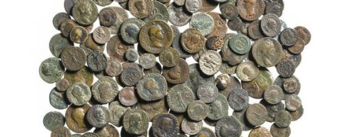 Antique coins discovered in desk drawer in England