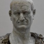 Marble bust of Emperor Vespasian