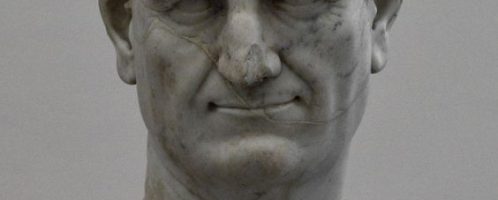 Marble bust of Emperor Vespasian