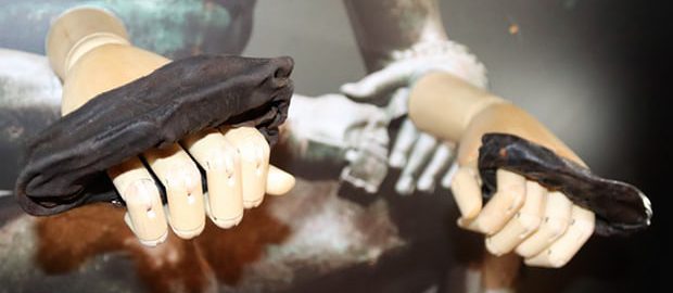 Roman boxing gloves were discovered in England