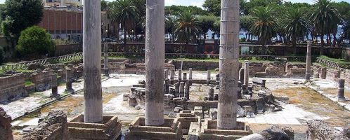 Columns on the Macellum in Pozzuoli