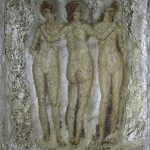 Rzymska mozaika ukazująca trzy Gracje