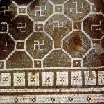 Swastika on Roman mosaic floor