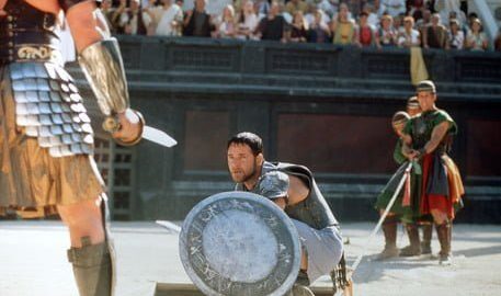 Scena z filmu "Gladiator"