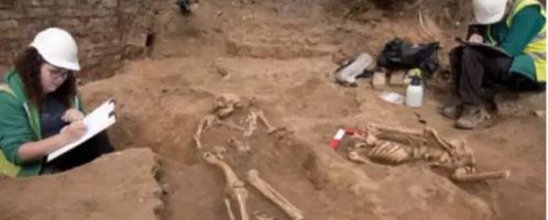 Odkryto 60 rzymskich szkieletów pod basenem w York