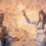 Rzymski fresk ukazujący scenę z tragedii