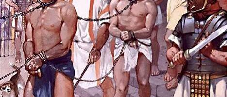 Chained slaves