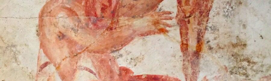 Rzymski fresk ukazujący Prometeusza tworzącego człowieka