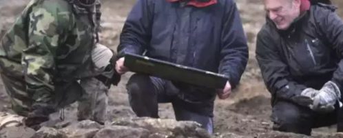 A skull from Roman times was stolen from an excavation