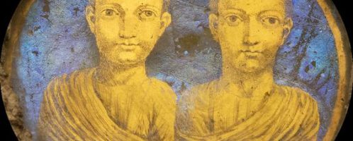 Cudowny rzymski portret młodzieńców