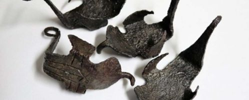 Roman horseshoes were found near Hadrian's wall