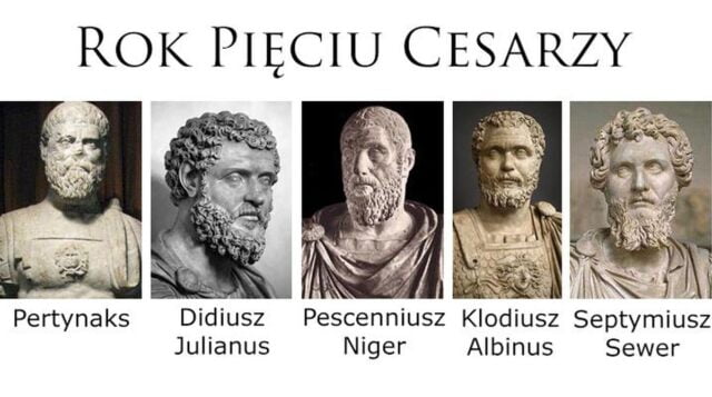Pięciu cesarzy po śmierci Kommodusa