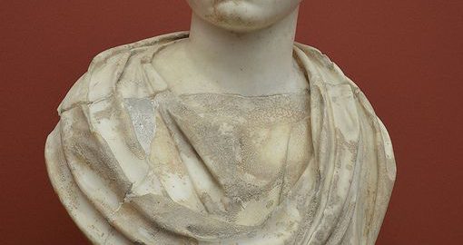 Ciekawe popiersie rzymskiej kobiety