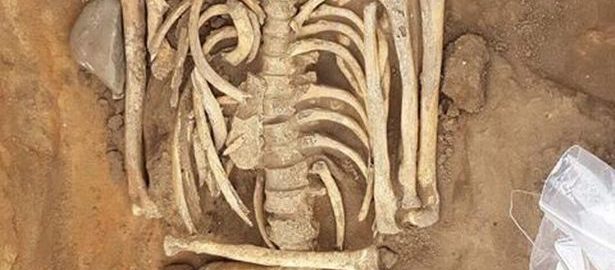 A large number of human remains from Roman times were found in northern  England
