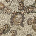 Rzymska mozaika ukazująca scenę na targu