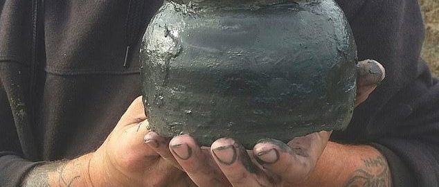 A pot from Roman times in England was discovered