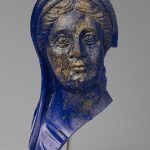 Roman glass image of a woman