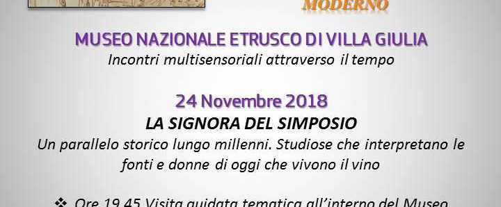 On November 24, a seminar on wine at the National Etruscan Museum