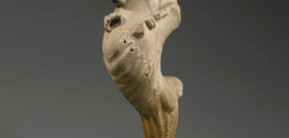 Leg from a Roman marble table