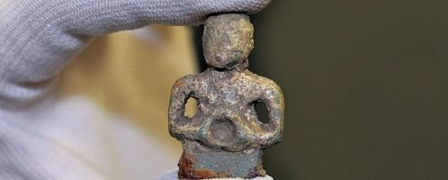 A statue of a Celtic deity has been discovered