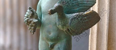 Roman figure of Cupid in Pompeii