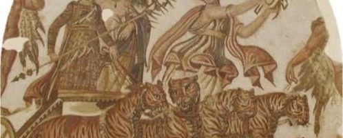 Bacchus in a tiger-pulled quadriga