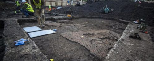 Roman houses were discovered in Colchester