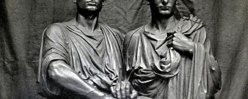 Famous siblings: Tiberius (on the right) and Gaius Gracchus. They both belonged to populares