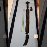 A Roman sword was discovered in the driving barracks near Hadrian's Wall